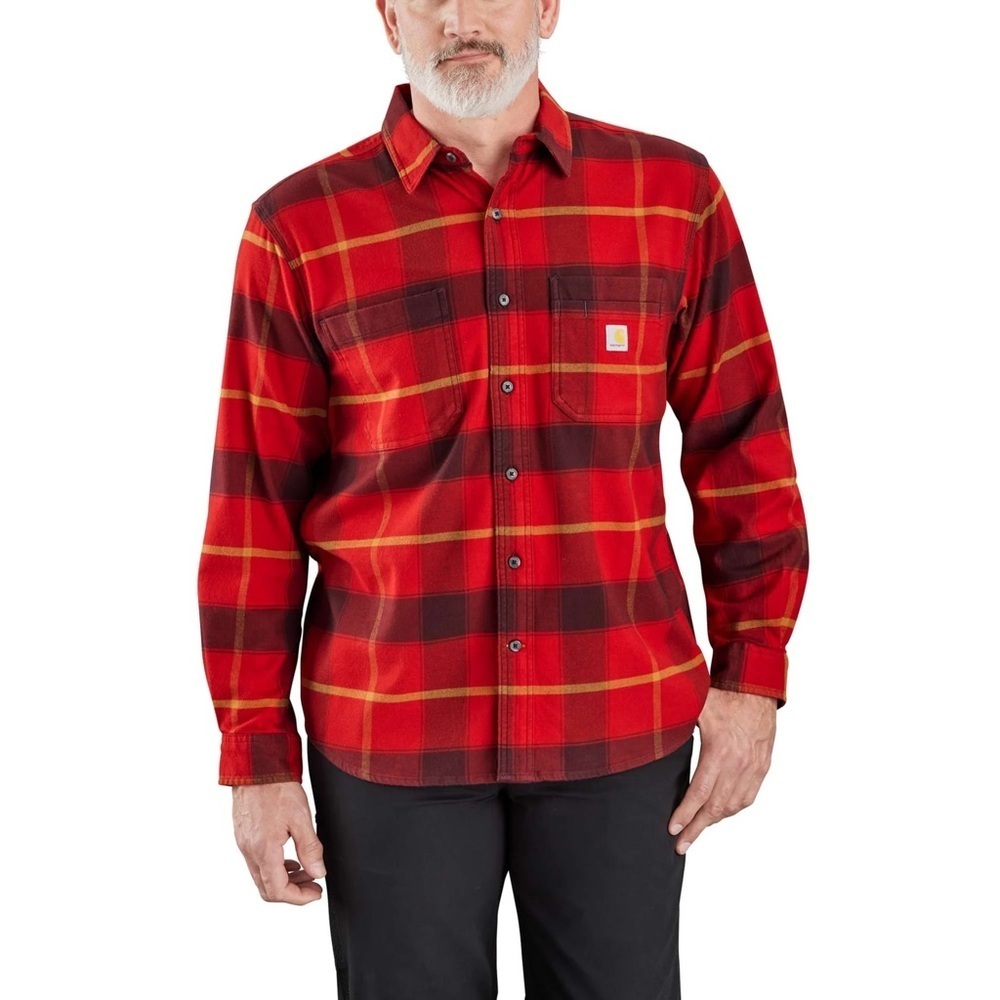 Carhartt Men’s Rugged Flex Relaxed Fit Midweight Flannel Size 2XL
